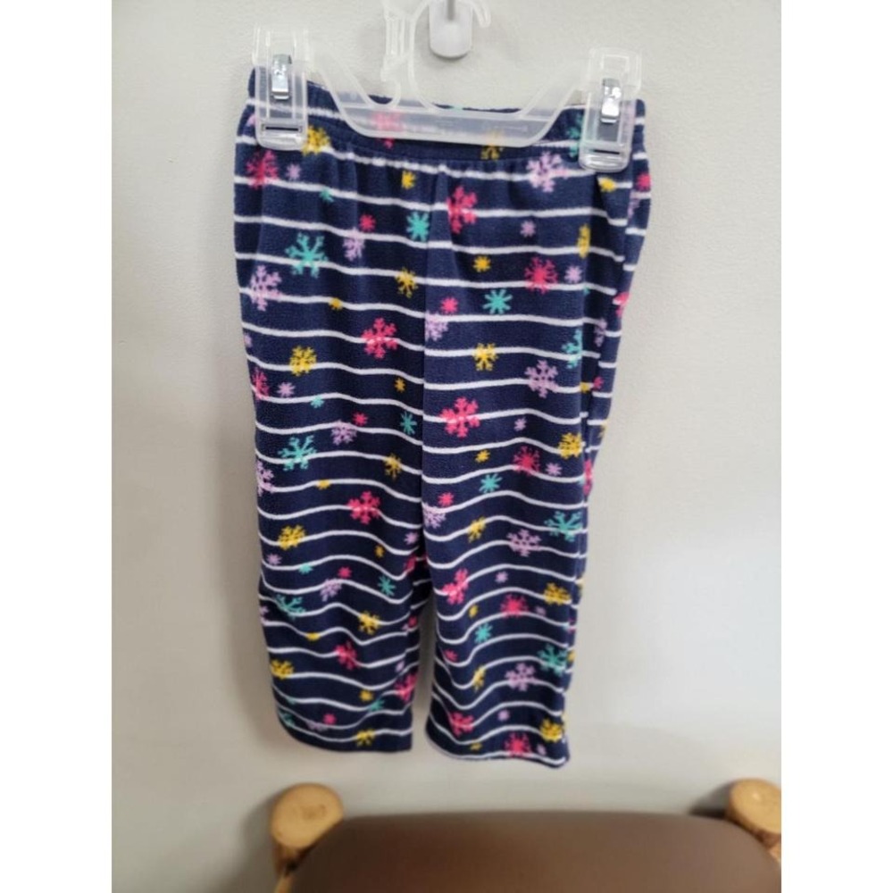 Toddler Snowflake Print Fleece Pants - 18 Months